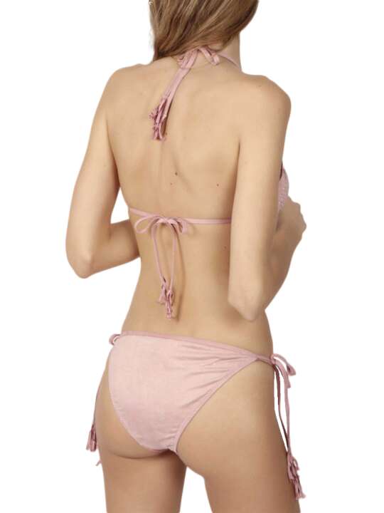 15058AD Sand Desert Admas 2-piece triangle bikini set Pink face