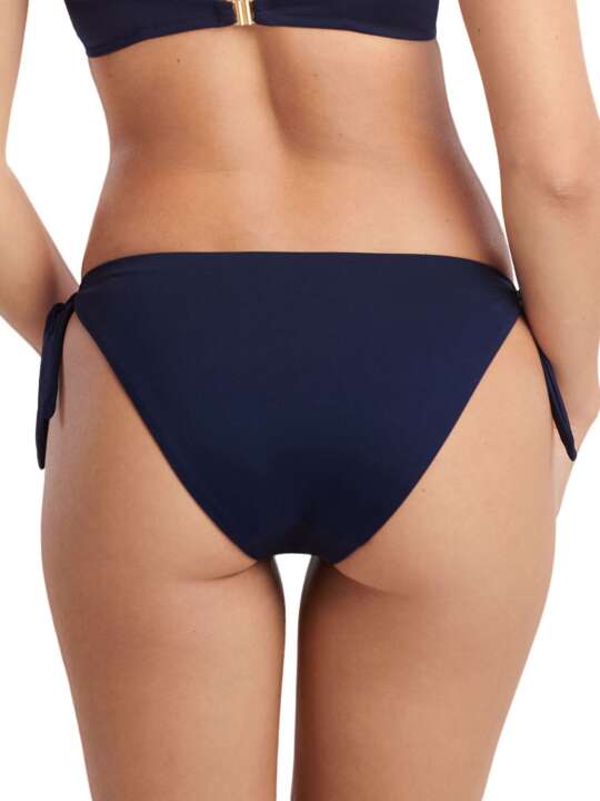 41524LI Okinawa Lisca knotted swimsuit briefs Blue face
