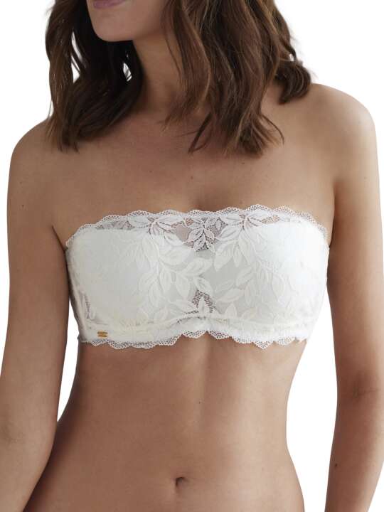 30936SE Bandeau bra Filipa Mariage Selmark Ivory face