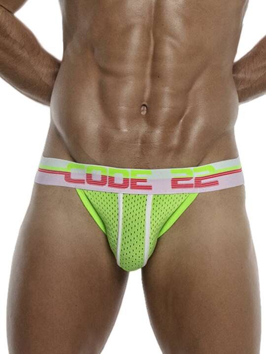 2043COD Jockstrap Neo Mesh Code22 Vert face