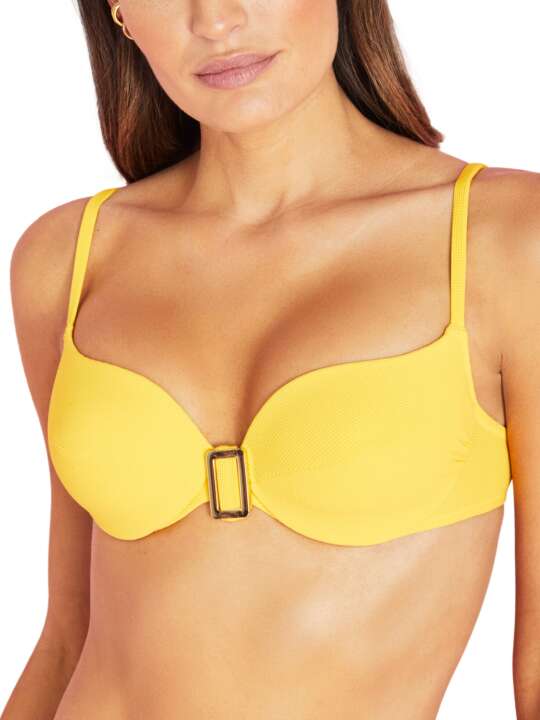 BF217SE Multi-position underwired swimming costume top Miami Selmark Mare Yellow face