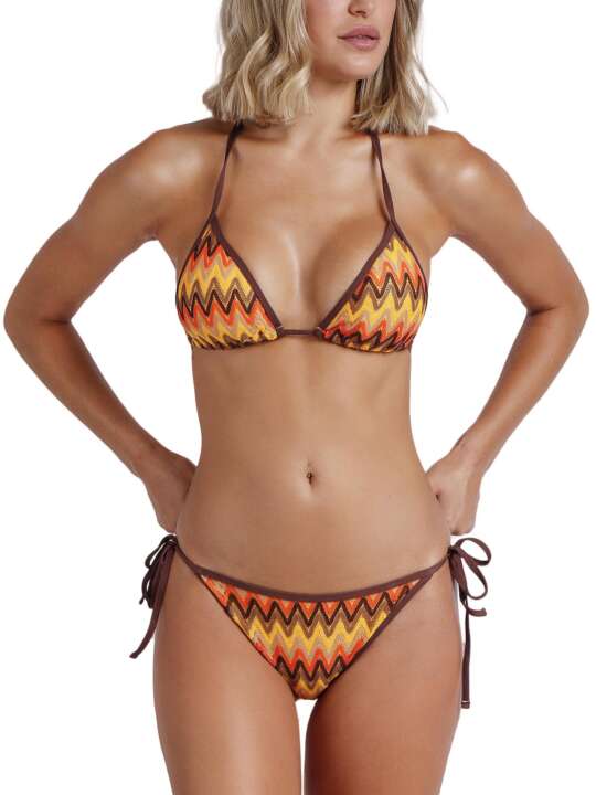 15347AD Two-piece triangle bikini set Missoni Admas Yellow face