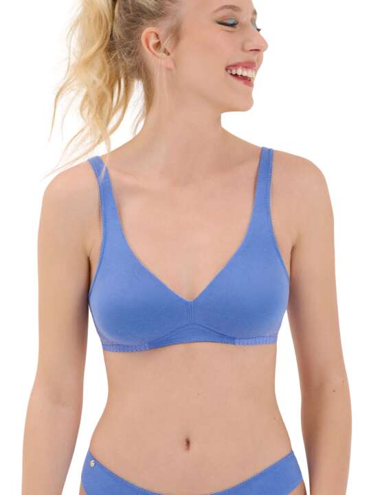 60506LI Underwired bra Lucky Lisca Cheek Blue face