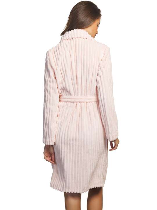 PC085SE Long-sleeved dressing gown Supersoft Selmark Pink face