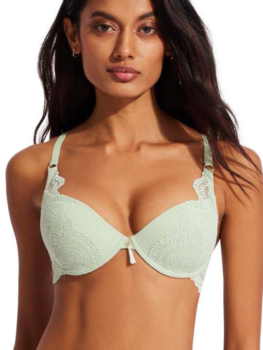 31113SE Push-up bra Matilda Selmark Green face