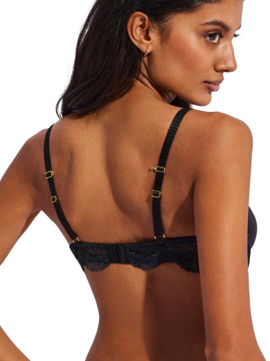 31129SE Soutien-gorge double push-up Matilda Selmark Noir face