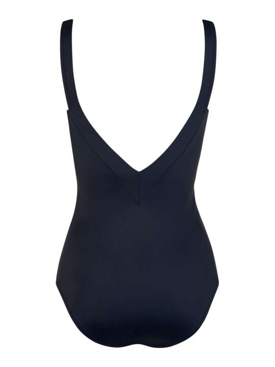 43529LI One-piece shapewear swimming costume without underwire Toulouse Lisca Blue face