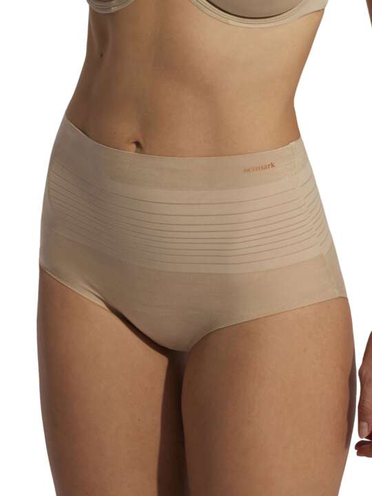 00253SE High-waisted shorts Basica Selmark Skin face