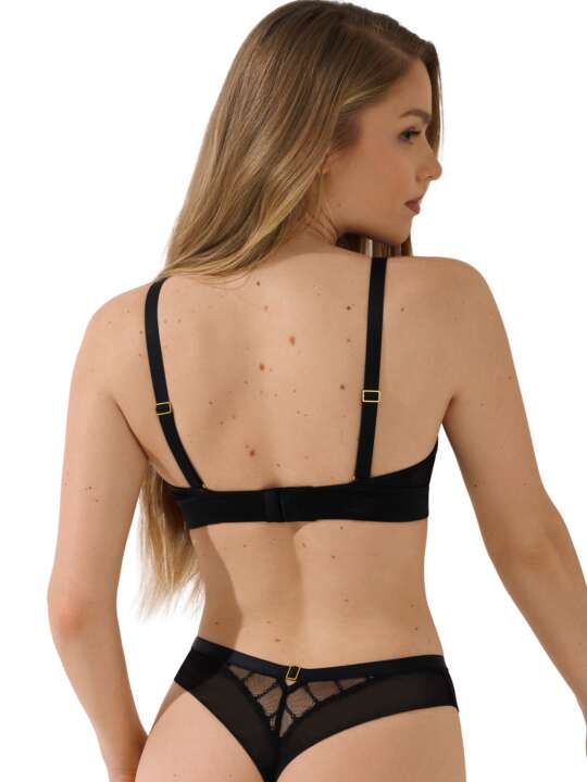 10368LI Soutien-gorge sans armatures Lovelace Lisca Noir face