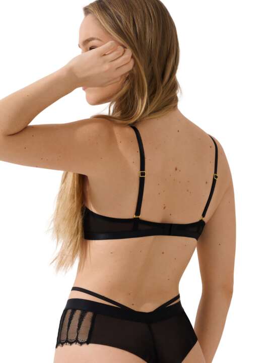 10369LI Soutien-gorge armaturé Lovelace Lisca Noir face