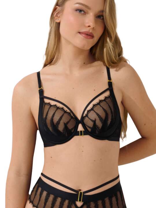 10369LI Underwired bra Lovelace Lisca Black face