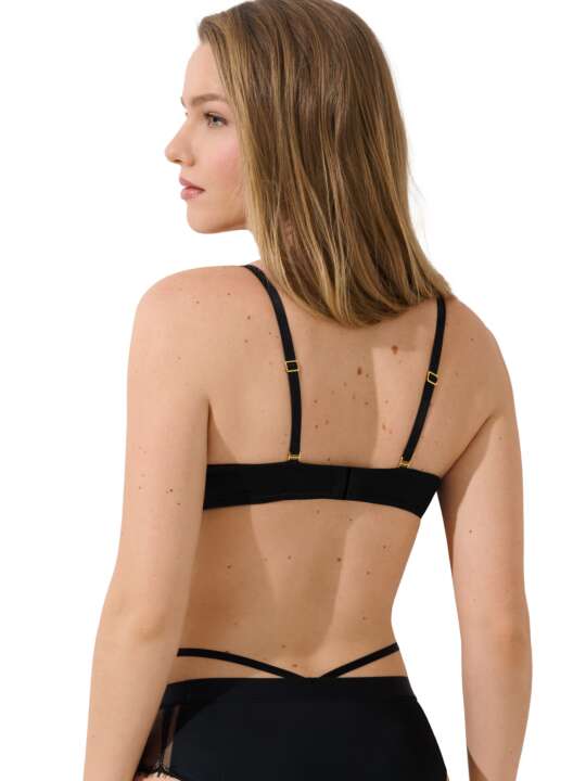 10370LI Soutien-gorge préformé Lovelace Lisca Noir face