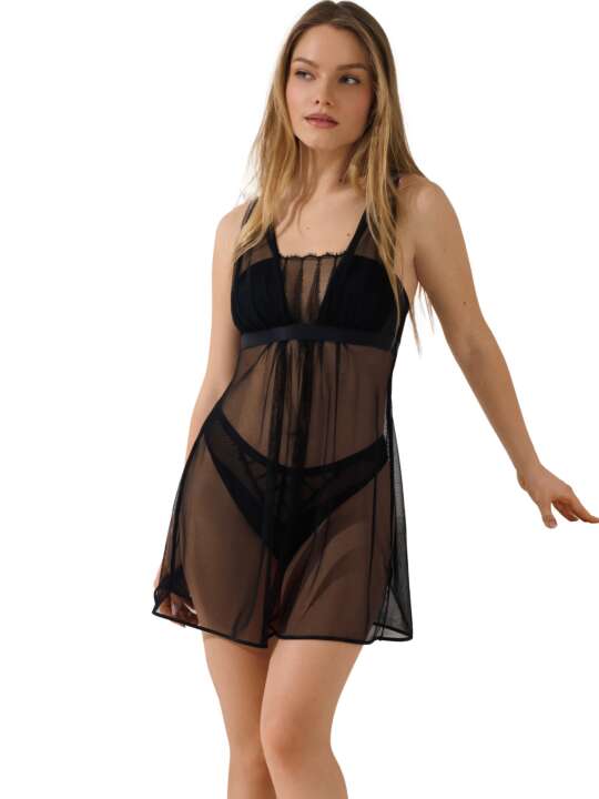 13117LI Babydoll Lovelace Lisca Black face