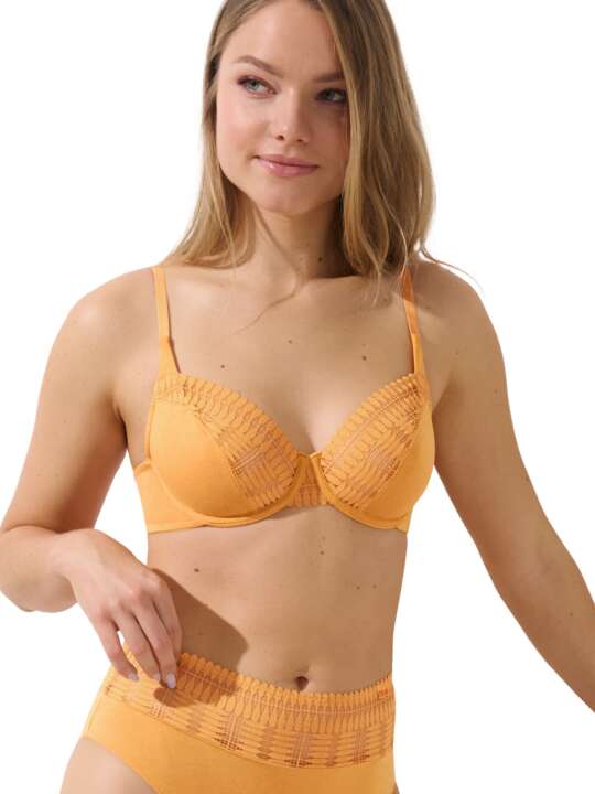 20381LI Soutien-gorge armaturé Ophelia Lisca Jaune face