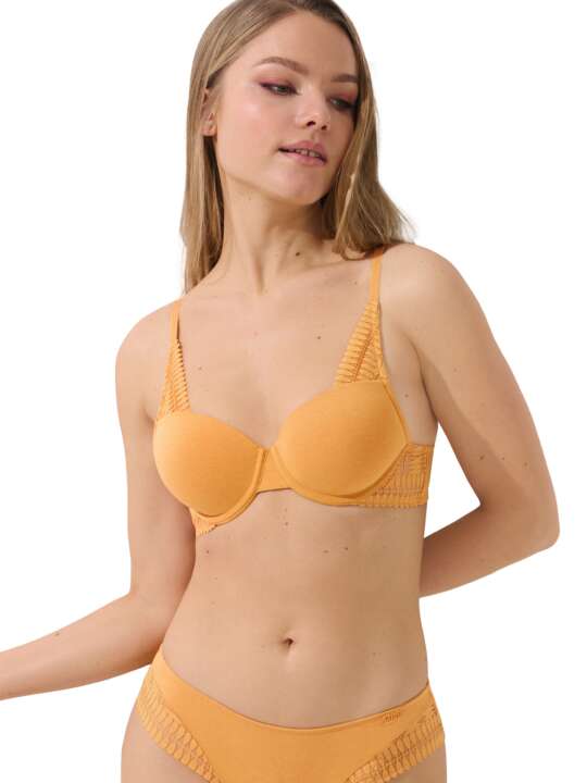 20382LI Soutien-gorge préformé Ophelia Lisca Jaune face