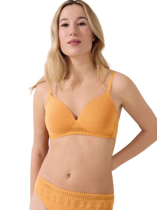 20383LI Soutien-gorge préformé sans armatures Ophelia Lisca Jaune face