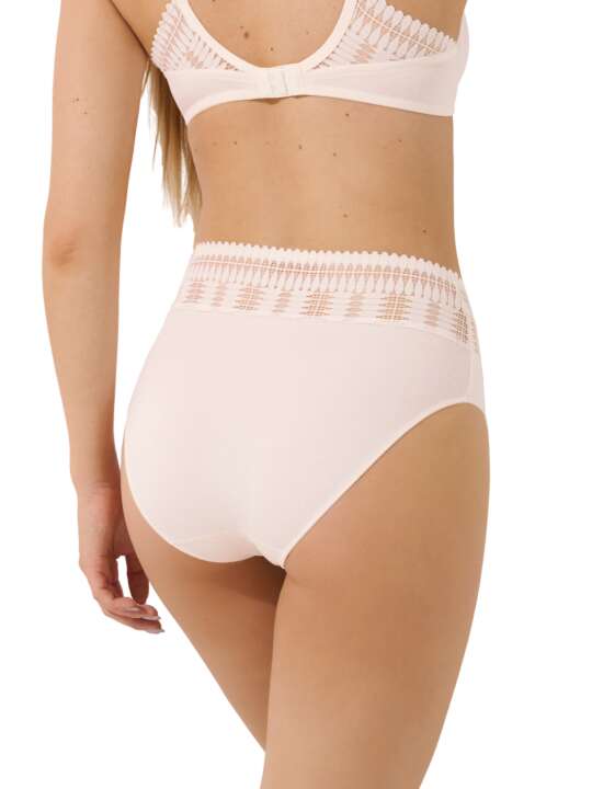 22339LI High waist briefs Ophelia Lisca White face