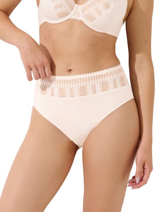 22339LI High waist briefs Ophelia Lisca White face