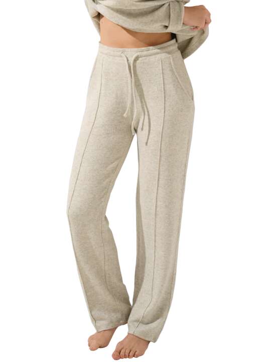 86361LI Pantalon détente Olivette Lisca Beige face