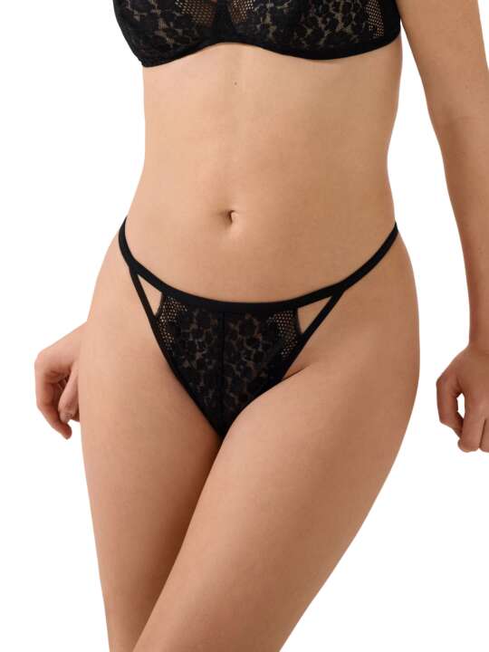 62588LI Bikini thong Galaxy Lisca Cheek Black face