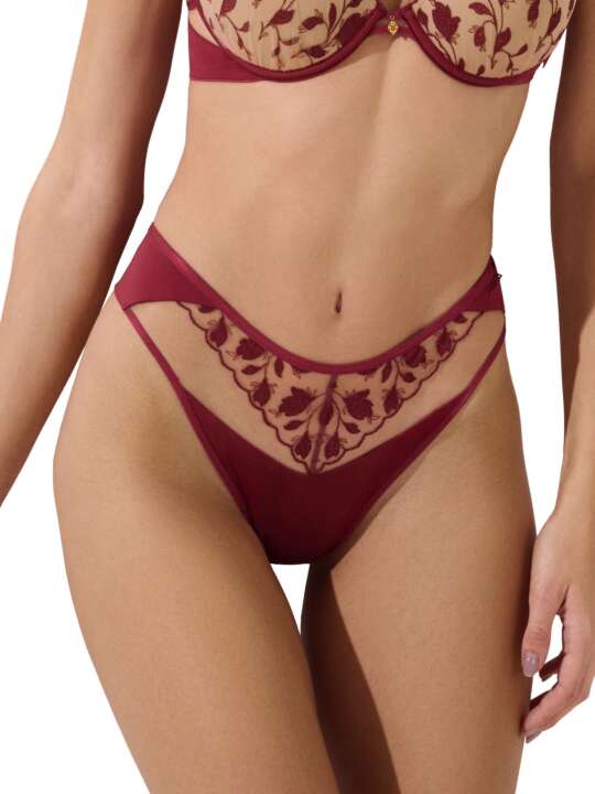 12367LI Brazilian low-cut Gloriosa Lisca Red face