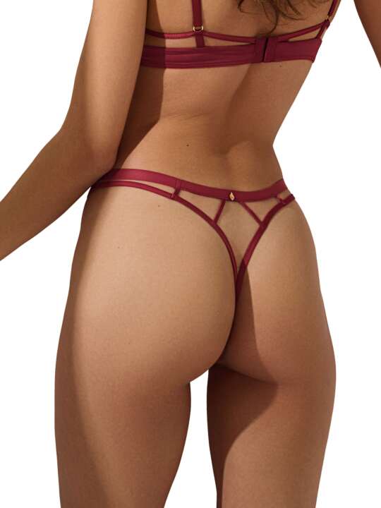 12369LI Low-cut thong Gloriosa Lisca Red face