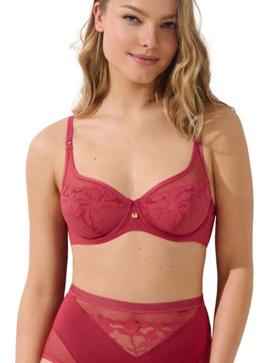 20384LI Underwired bra Ocean Lisca Coral face