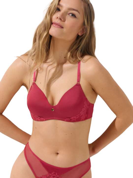 20387LI Underwired push-up bra Ocean Lisca Coral face