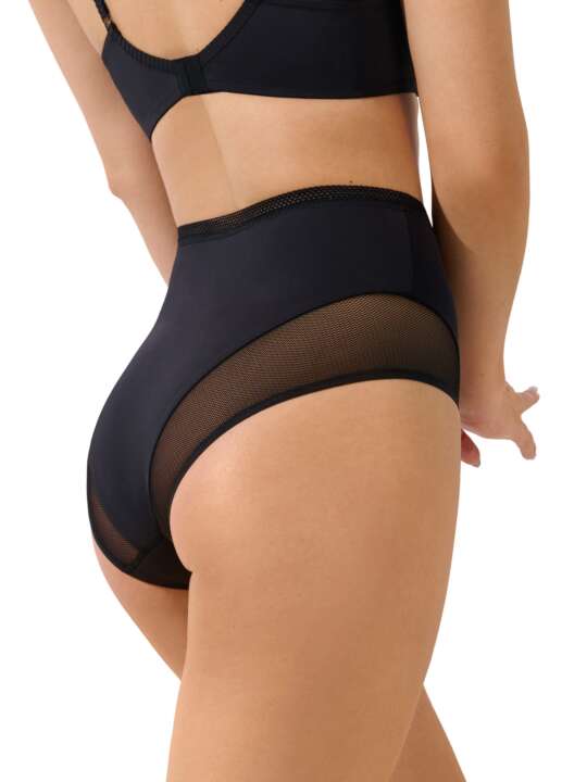 22342LI High waist briefs Ocean Lisca Black face