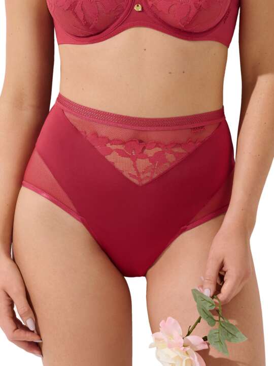 22342LI High waist briefs Ocean Lisca Coral face