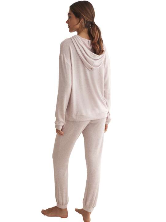 P8276SE Loungewear and indoor pyjamas trousers hoodies BASIC P82 Selmark Pink face