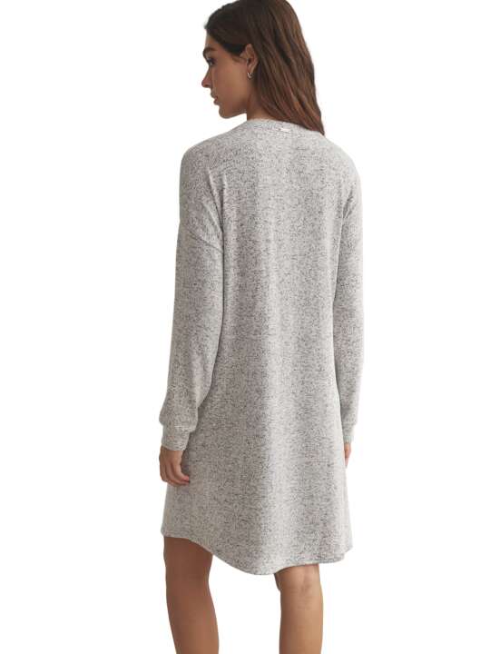 P8263SE Long-sleeved nightdress BASIC P82 Selmark Grey face