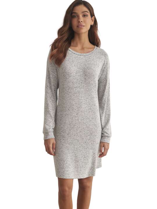 P8263SE Long-sleeved nightdress BASIC P82 Selmark Grey face