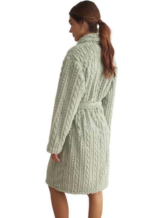 PC092SE Dressing gown SUPERSOFT COMPLEMENTOS Selmark Green face