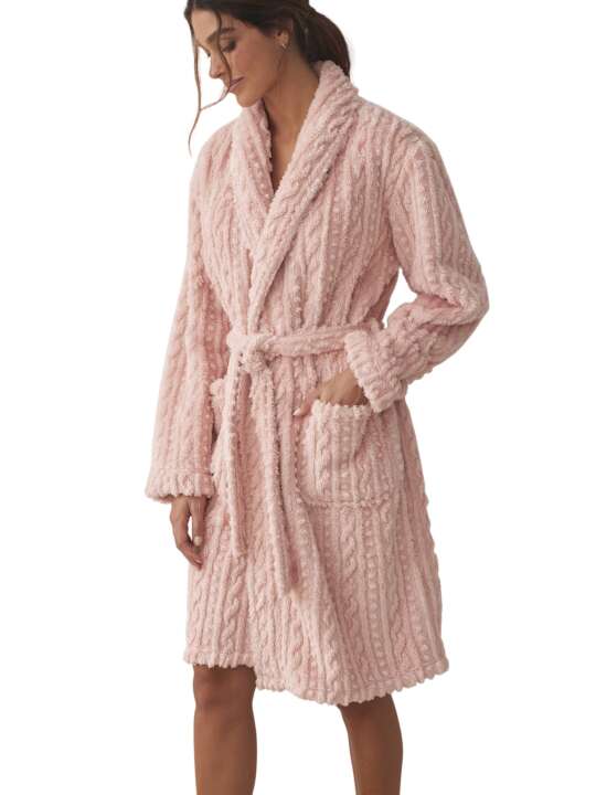 PC092SE Dressing gown SUPERSOFT COMPLEMENTOS Selmark Pink face