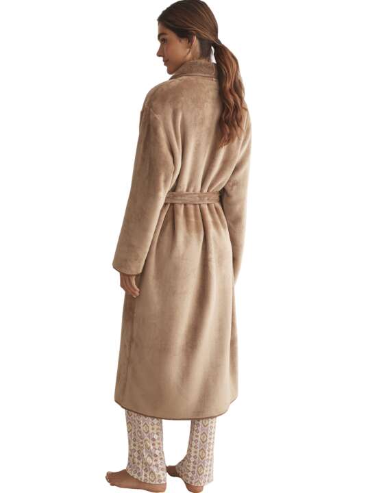 PC094SE Mid-length bathrobe SUPERSOFT COMPLEMENTOS Selmark Brown face