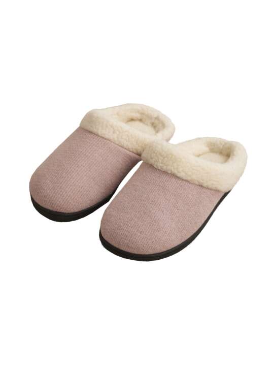 PC013SE Faux fur slippers COMPLEMENTOS Selmark Pink face