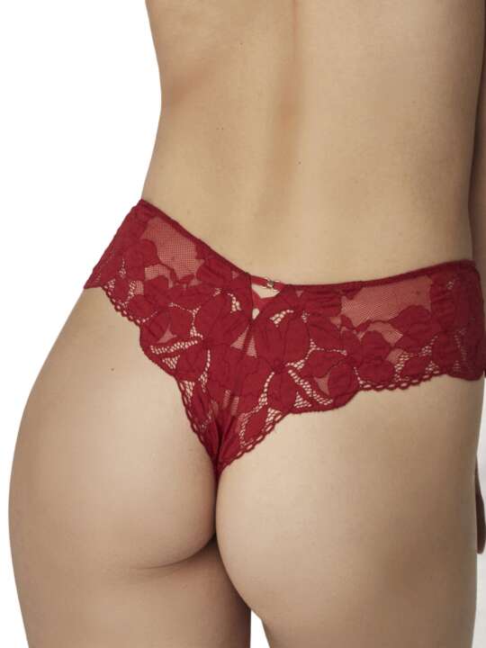 61106SE G-string shorties Federica Selmark Red face