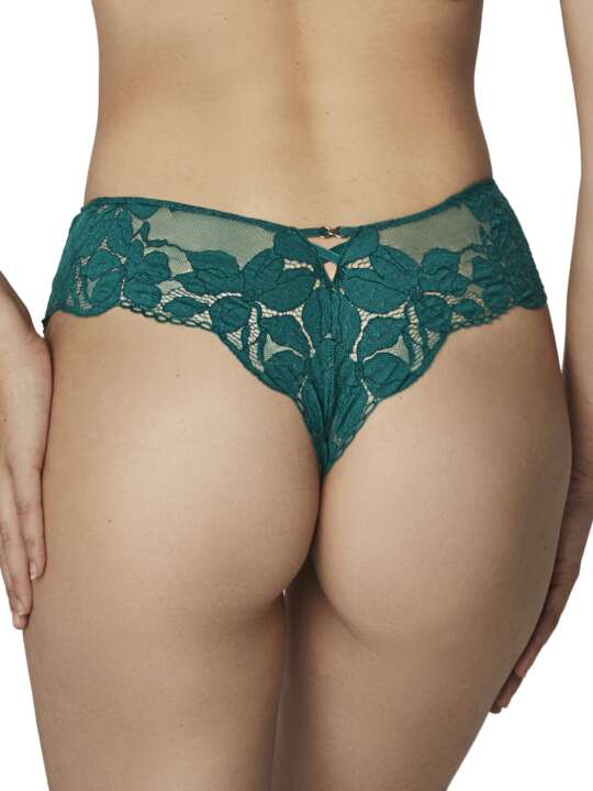 61106SE G-string shorties Federica Selmark Green face