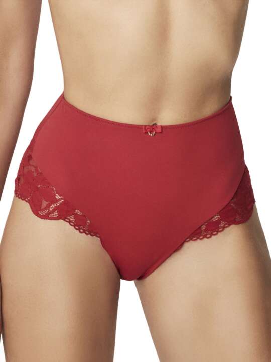 61190SE Slip gainant taille haute FEDERICA Selmark Rouge face