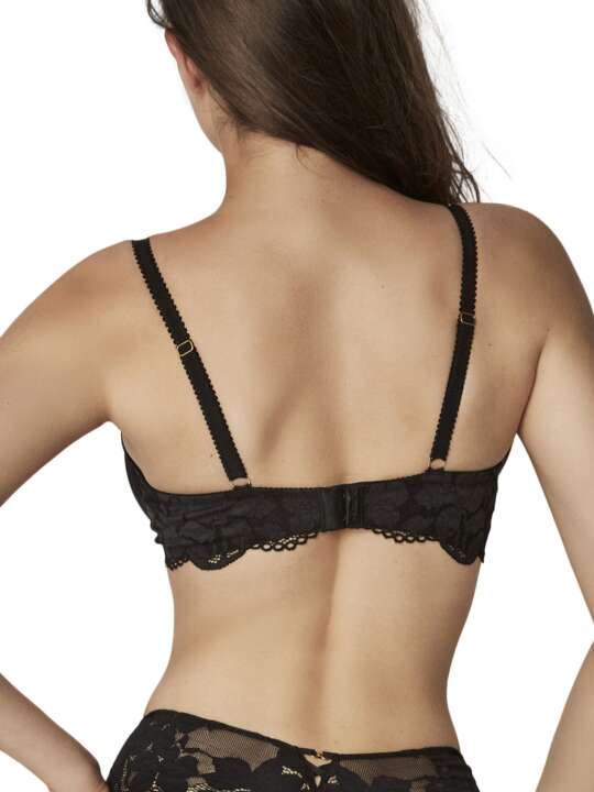 61121SE Minimizing bra FEDERICA Selmark Black face