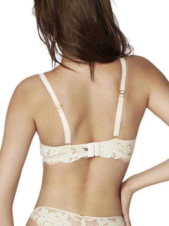 61115SE Deep-cut preformed bra FEDERICA MARIAGE Selmark Ivory face