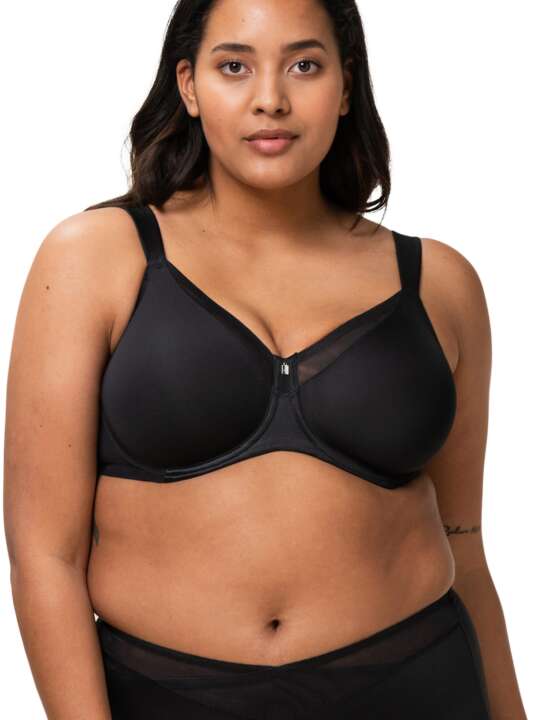 0186010 Minimizing bra TRUE SHAPE SENSATION Triumph Black face