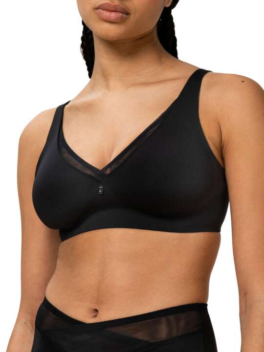 0207952 Underwired minimizer bra TRUE SHAPE SENSATION Triumph Black face