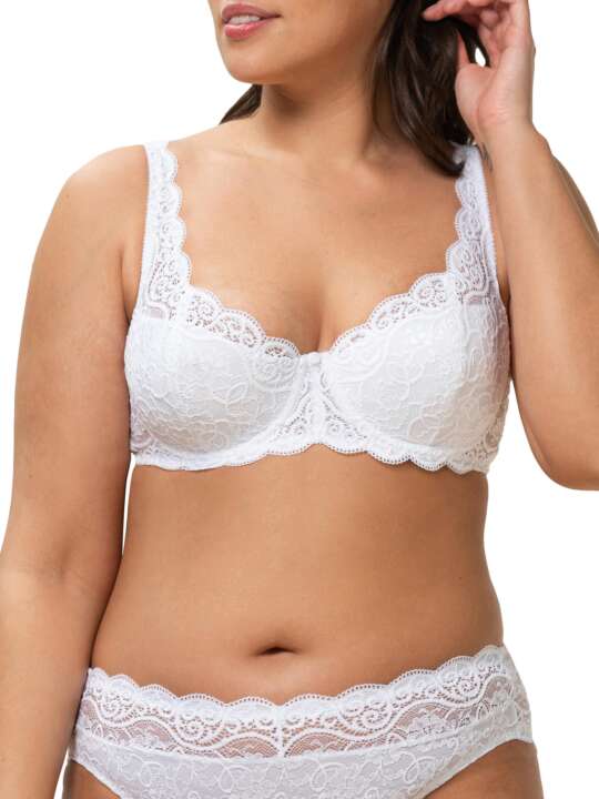 0166798 Soutien-gorge préformé armaturé AMOURETTE 300 WHP Triumph Blanc face