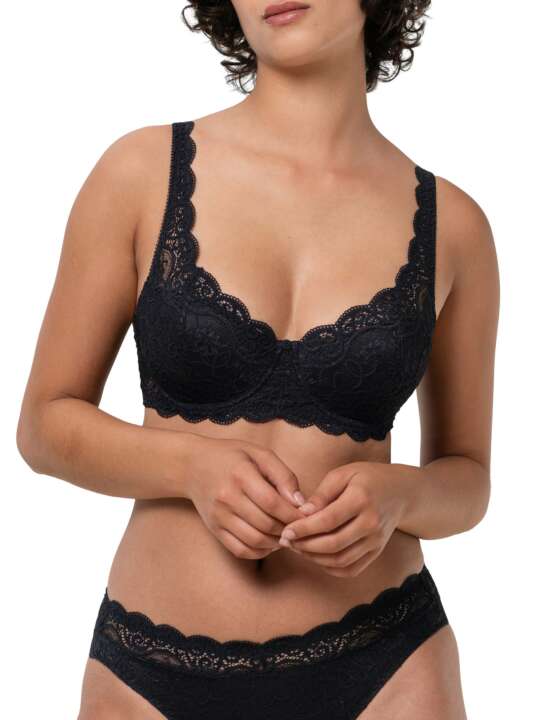 0166798 Soutien-gorge préformé armaturé AMOURETTE 300 WHP Triumph Noir face