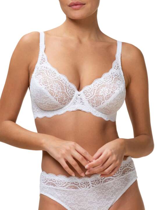 0166797 Soutien-gorge armaturé AMOURETTE 300 W Triumph Blanc face