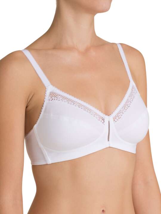 0094814 Underwired bra COTTON BEAUTY Triumph White face