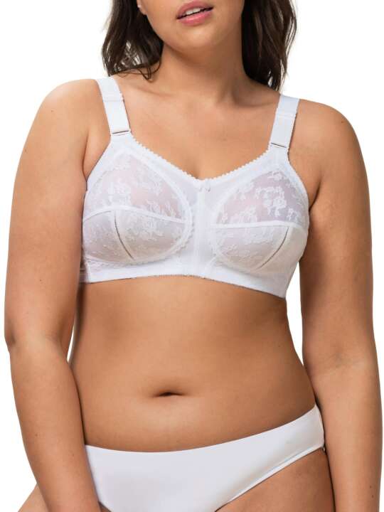 0166213 Soutien-gorge sans armatures DOREEN Triumph Blanc face