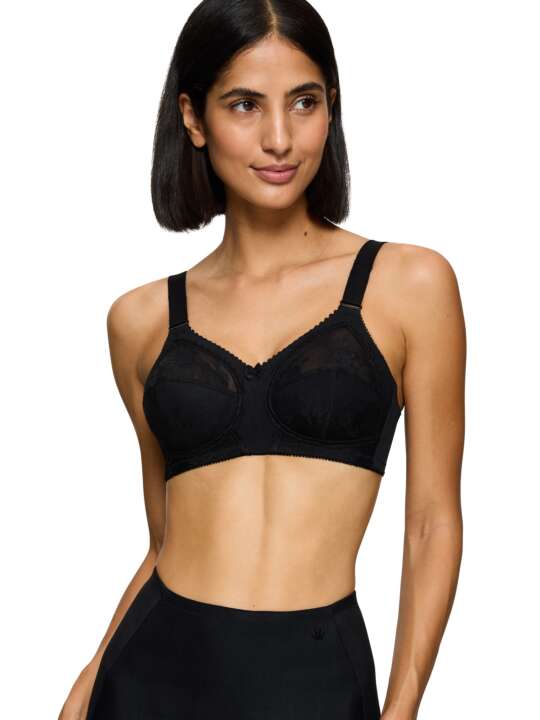 0166213 Soutien-gorge sans armatures DOREEN Triumph Noir face